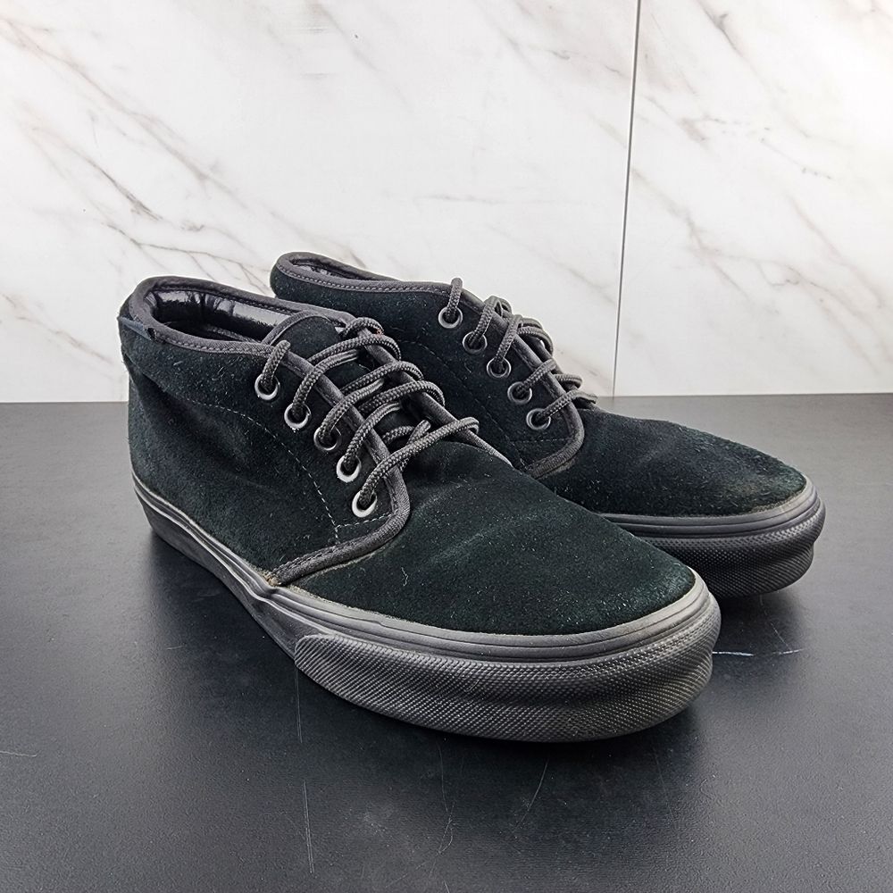 Vans Chukka 49 Black Suede Sneakers